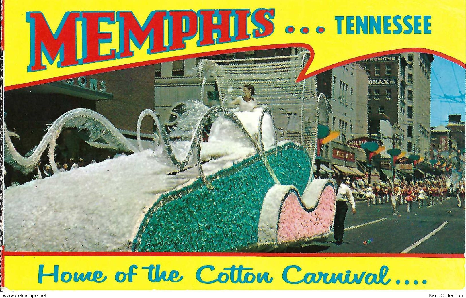 Memphis, Tennessee, Home Of The Cotton Carnival, Main Street, Nicht Gelaufen - Memphis