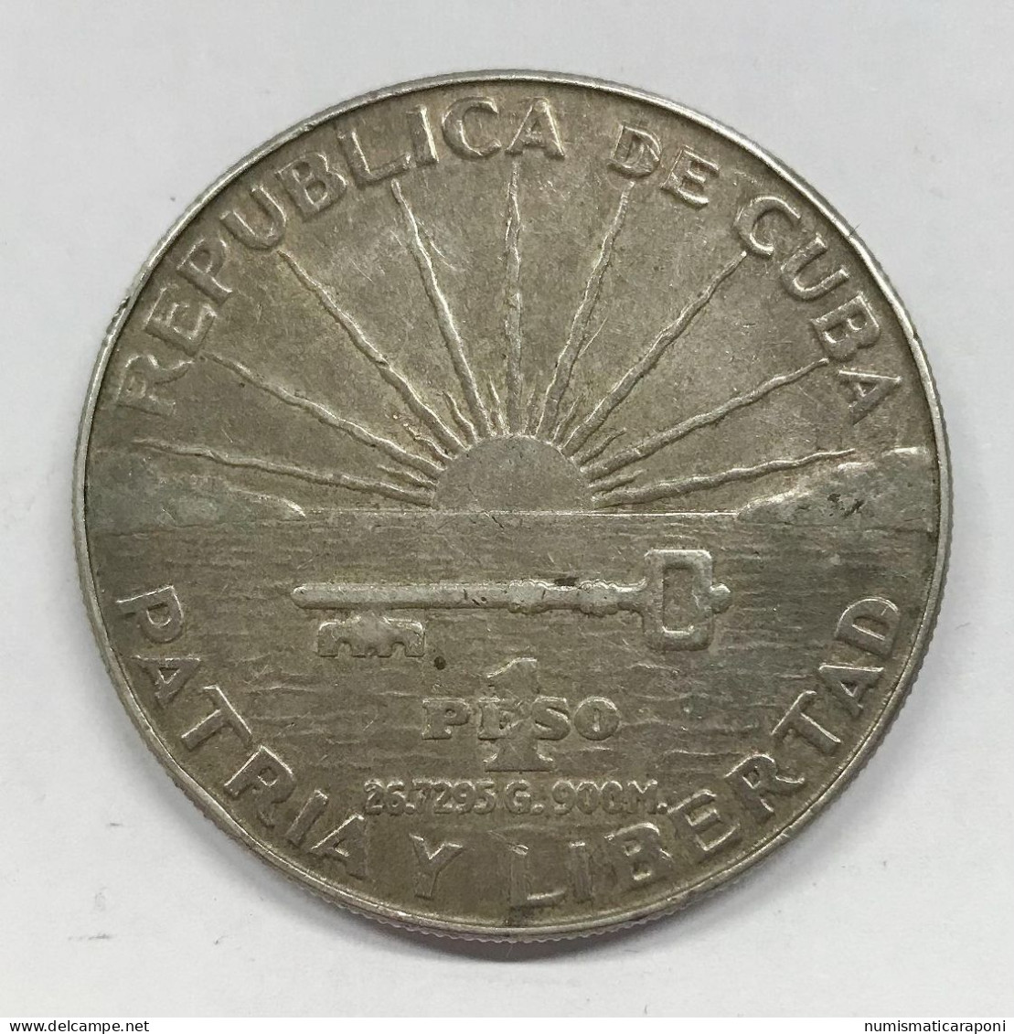 La Isla 1 Peso 1953  KM#29 E.1468 - Cuba