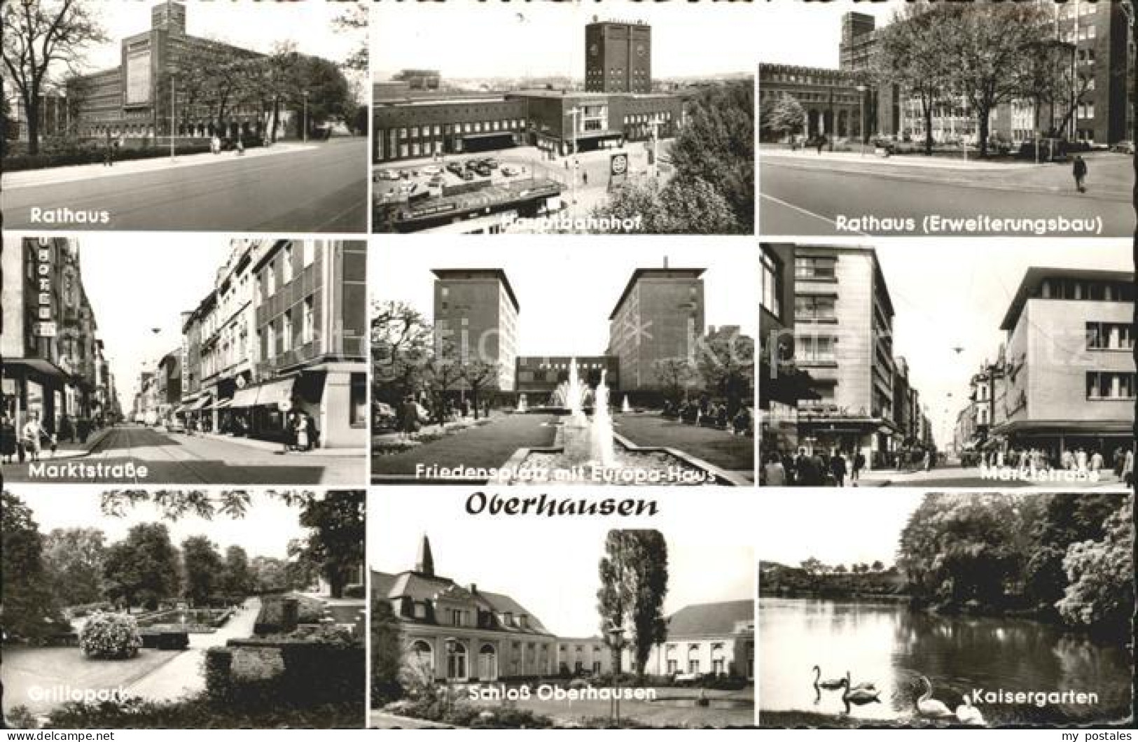 72278580 Oberhausen Grillepark Marktstrasse Schloss Friedensplatz Oberhausen - Oberhausen