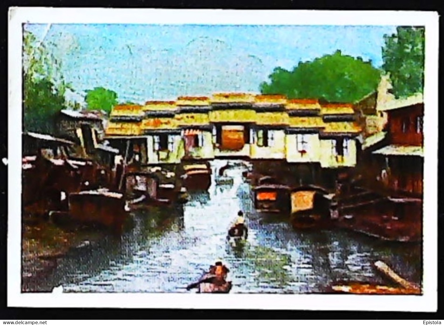 ► Ancien Pont De Bangkok Siam  - Chromo-Image Cigarette Josetti Bilder Berlin Album 4 1920's - Other Brands