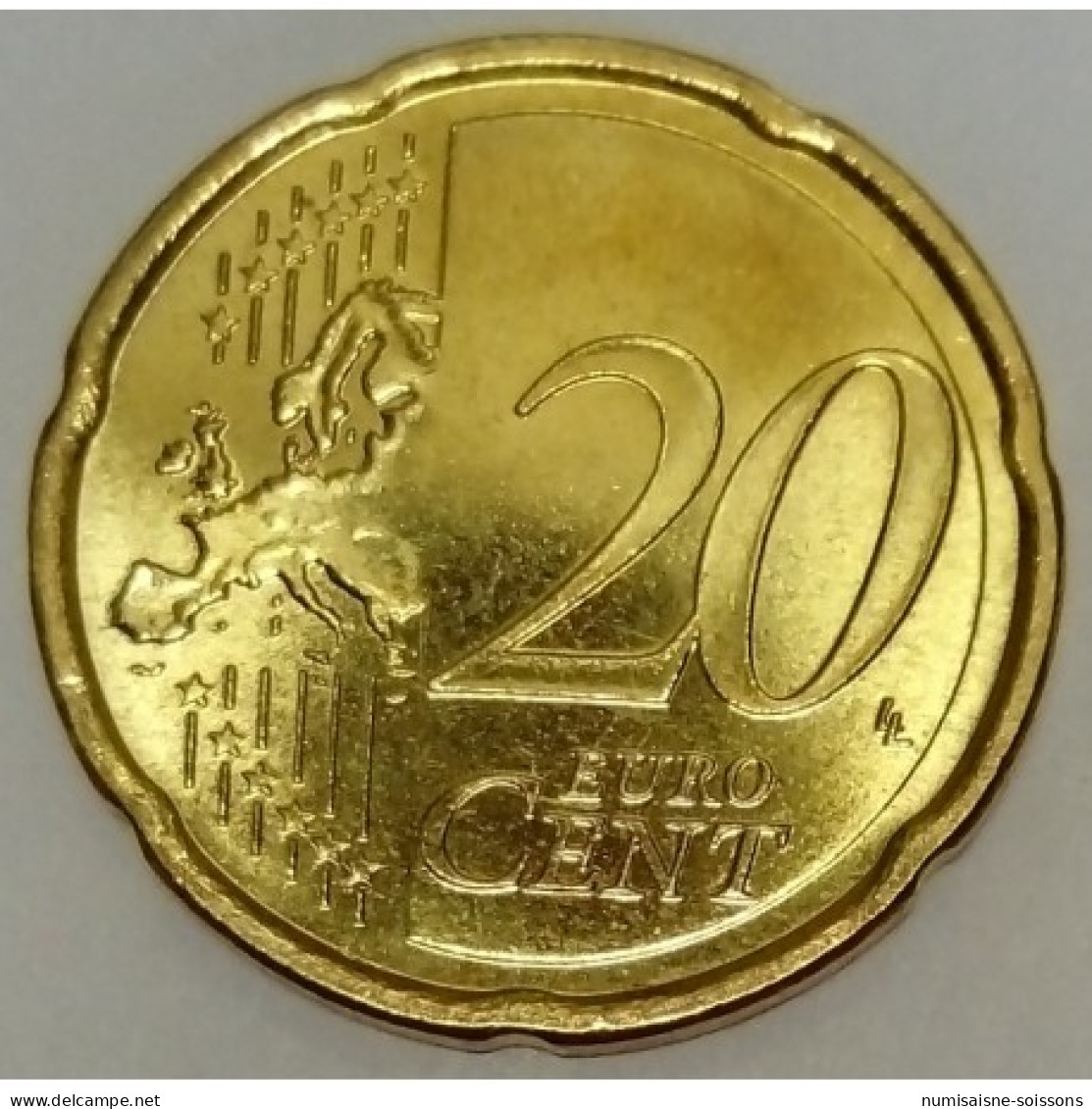 CHYPRE - KM 82 - 20 EURO CENT 2008 - BATEAU DE KYRENIA - SPL - Cipro