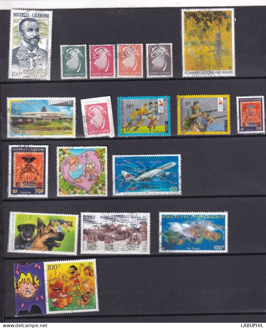 NOUVELLE CALEDONIE Dispersion D'une Collection Oblitéré Used  2003 Petit Lot 2003 - Used Stamps