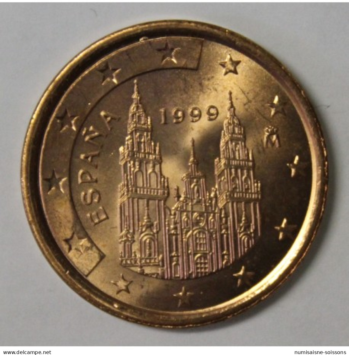 ESPAGNE - 5 CENT 1999 - COMPOSTELLE - SUPERBE A FLEUR DE COIN - Espagne