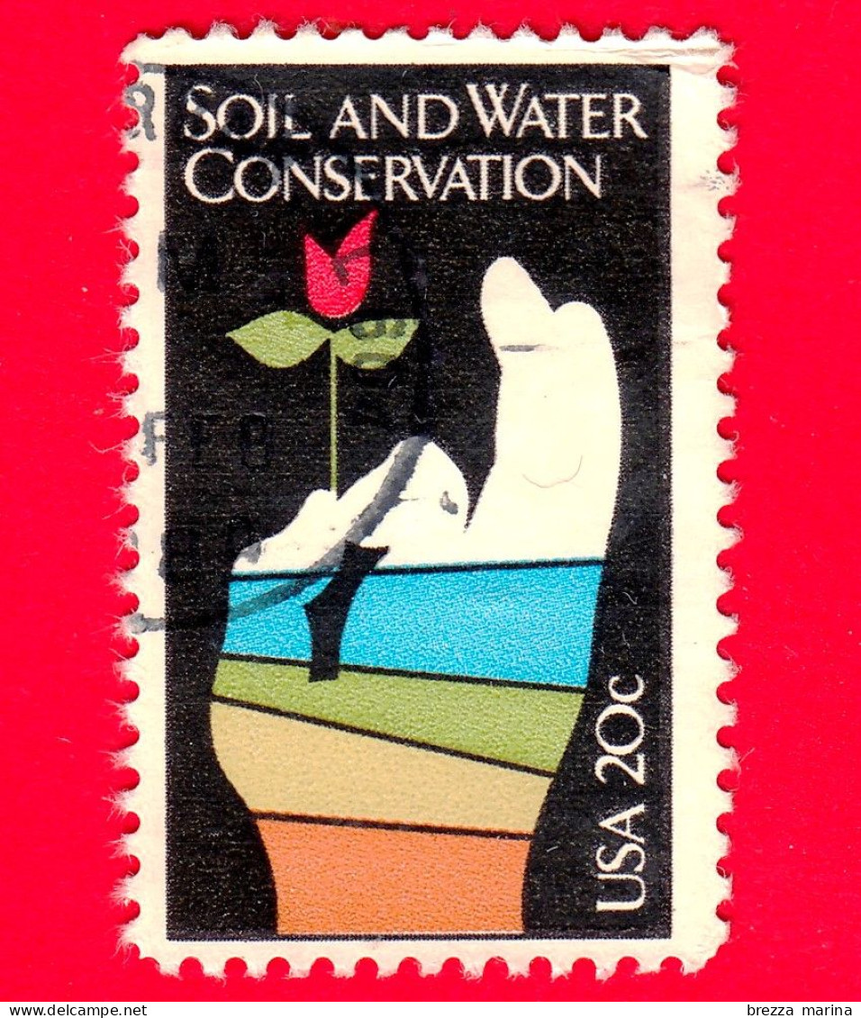 USA - STATI UNITI - Usato - 1984 - Protezione Dell'Ambiente - Conservazione Del Suolo E Dell'acqua - 20 - Used Stamps