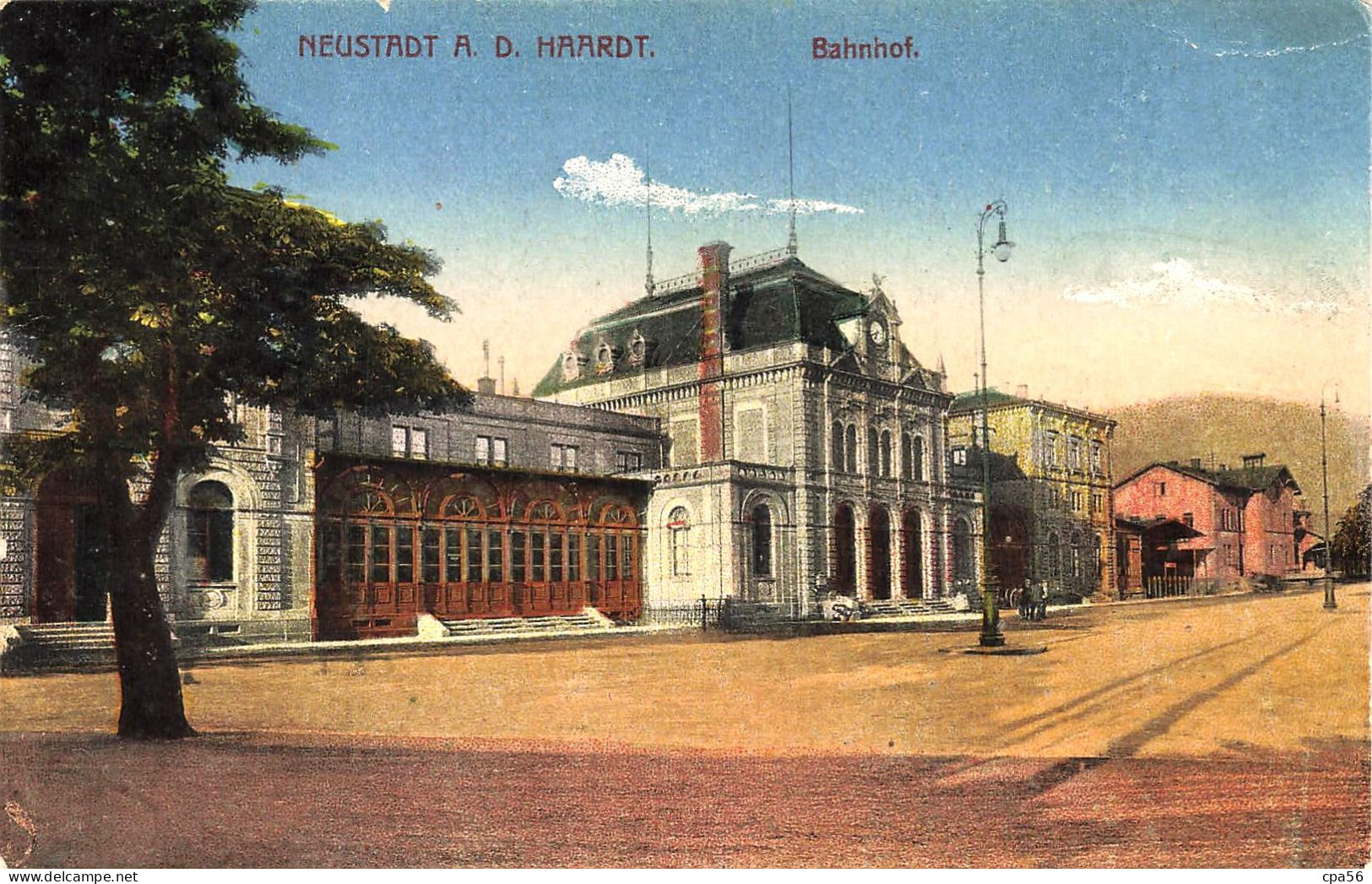 Neustadt A. D. Haardt - 1914 ? Bahnhof - Neustadt (Weinstr.)