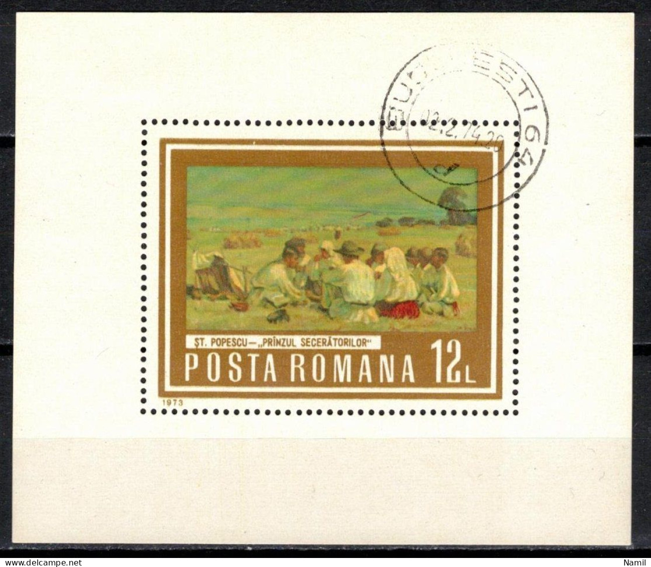 Roumanie 1973 Mi 3156 - Bl.109 (Yv BF 110), Obliteré - Used Stamps