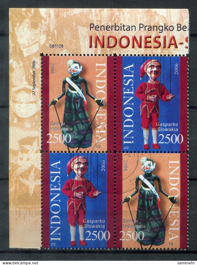 INDONESIEN 2483-2484 (2) Canc. - Joint Issue Slovakia - INDONESIA - Indonesië
