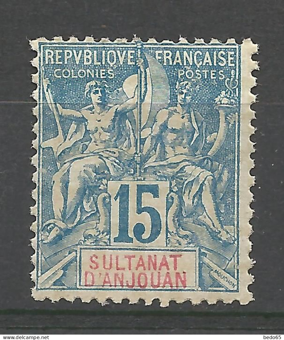 ANJOUAN N° 6 NEUF**  SANS CHARNIERE / Hingeless / MNH - Ongebruikt