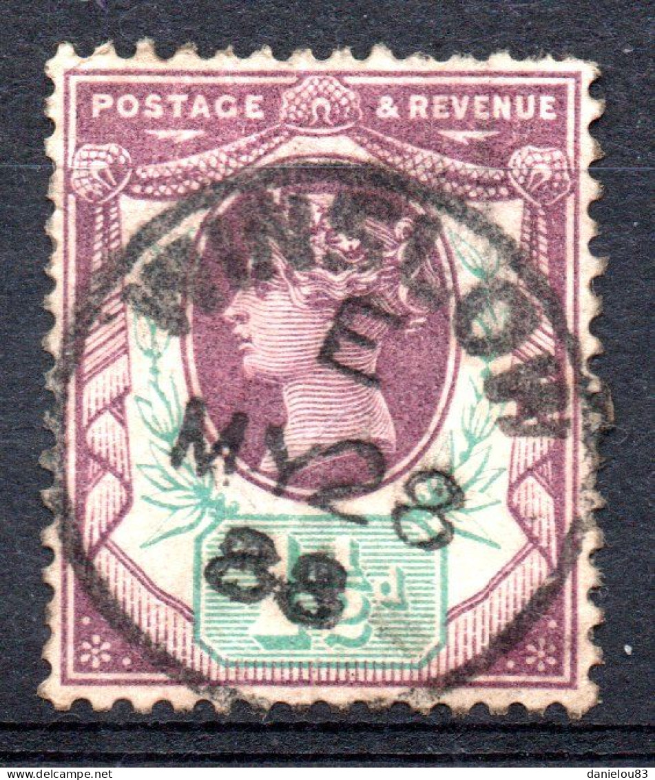 Timbre Great Britain - Année 1887 - Un Penny Et Demi - Oblitéré YT N° 93 - Gebruikt