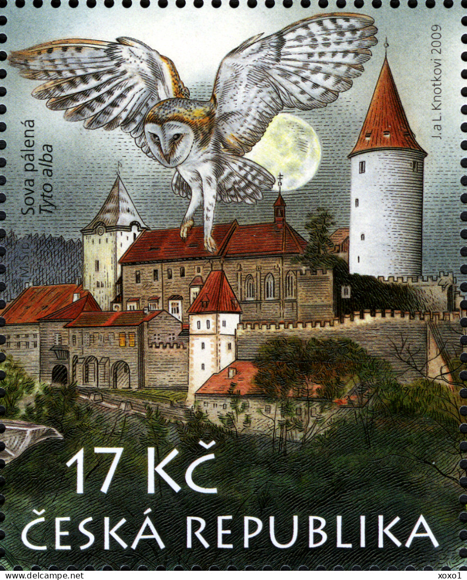 Czech Republic 2009 MiNr. (Block 38) Tschechische Republik UNESCO Birds Owls Mammals Butterflies S\sh   MNH** 5.00 € - UNESCO