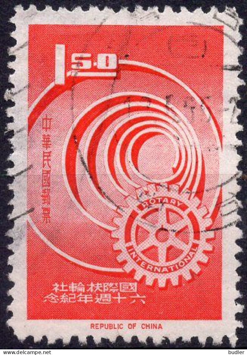 TAIWAN (= Formosa) :1965: Y.502 : 60e Anniv. Du Rotary International.  Gestempeld / Oblitéré / Cancelled. - Oblitérés