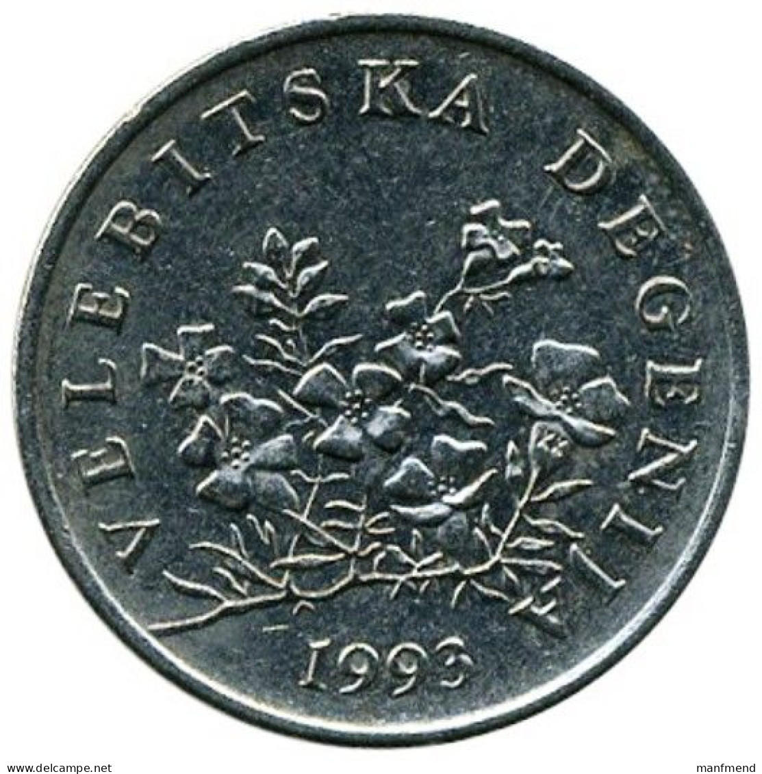 Croatia - 1993 - KM 8 - 50 Lipa - XF - Kroatië