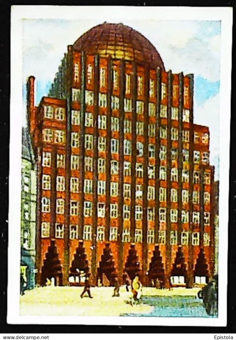 ► Gratte-ciel De Hanovre ANZEGEIR Chromo-Image Cigarette Josetti Bilder Berlin Album 4 1920's - Other Brands