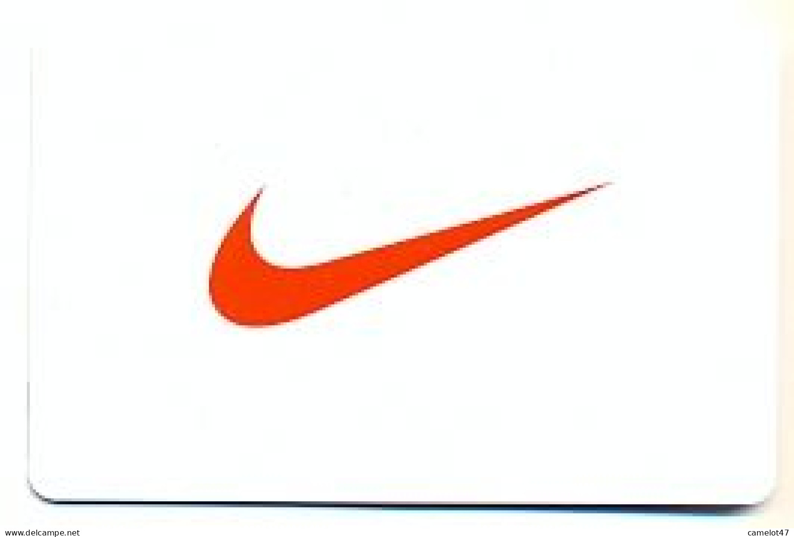 Nike, U.S.A., Carte Cadeau Pour Collection, Sans Valeur,  # Nike-4 - Carta Di Fedeltà E Regalo