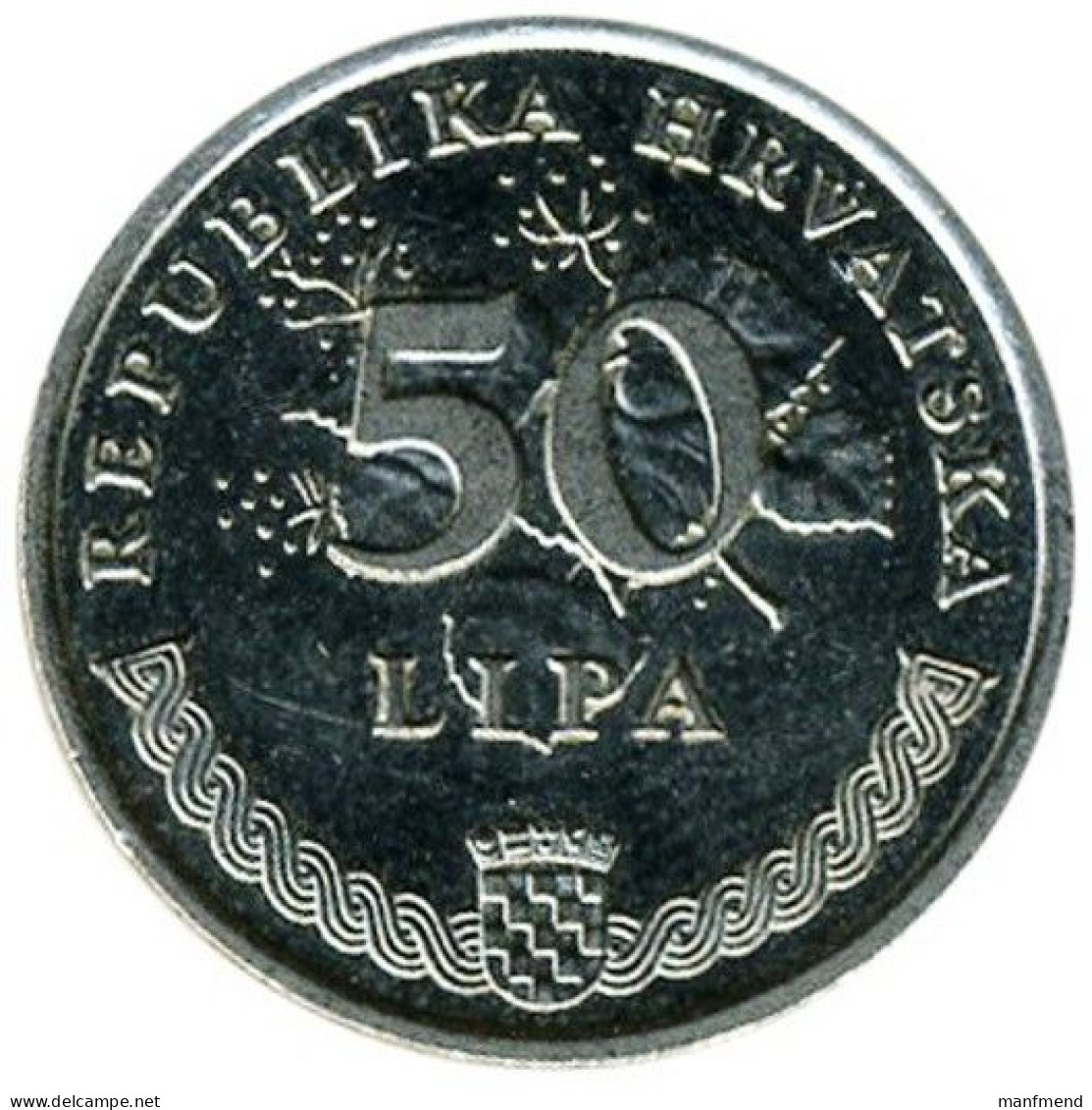 Croatia - 1995 - KM 8 - 50 Lipa - XF - Kroatië