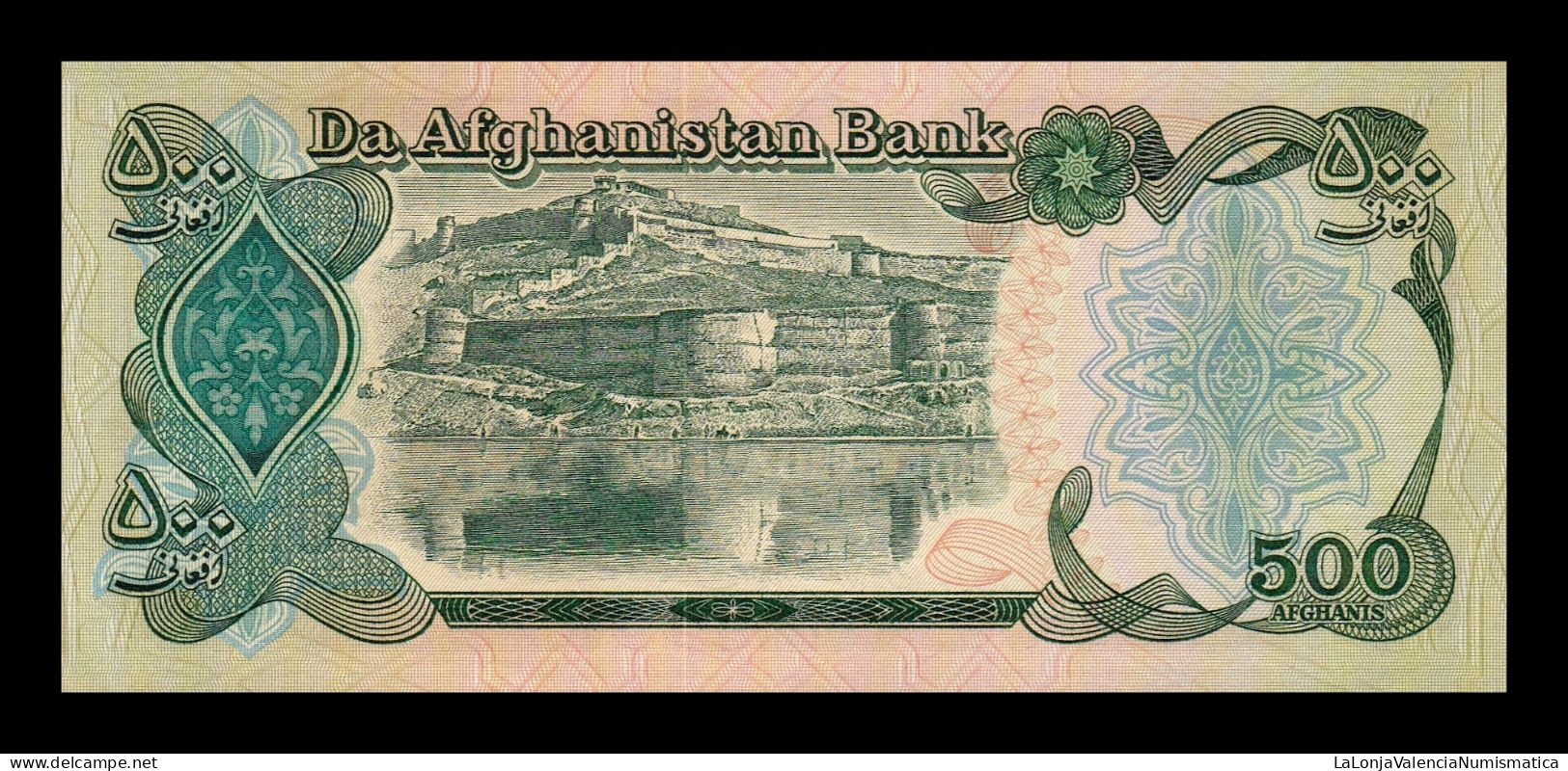 Afganistán Afghanistan 500 Afghanis 1990 Pick 60b Sc Unc - Afghanistán