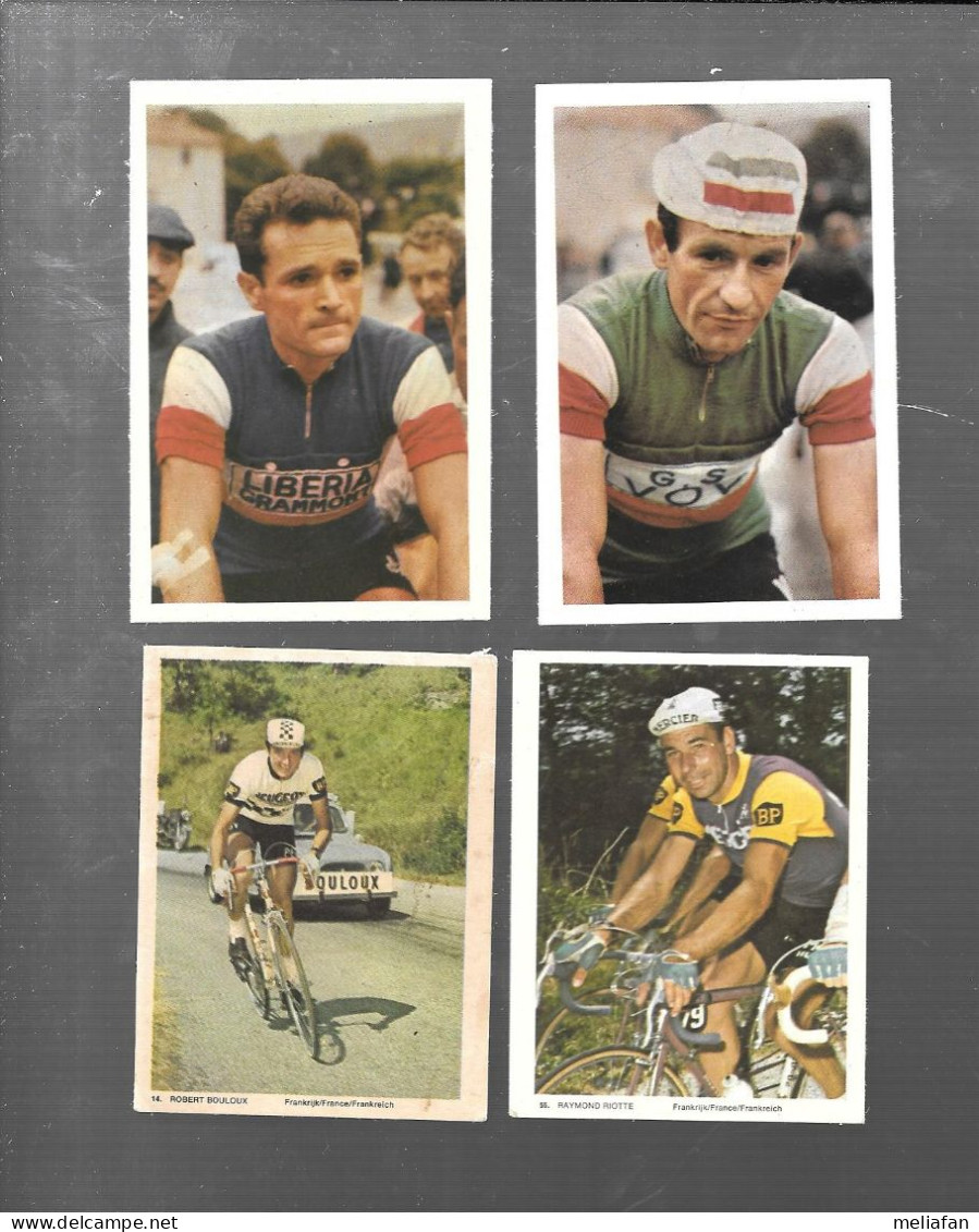 Y490 - IMAGES SANS MARQUE - CYCLISME - RAYMOND RIOTTE - ROBERT BOULOUX - HENRI ANGLADE - ARMANDO PELLEGRINI - Cyclisme