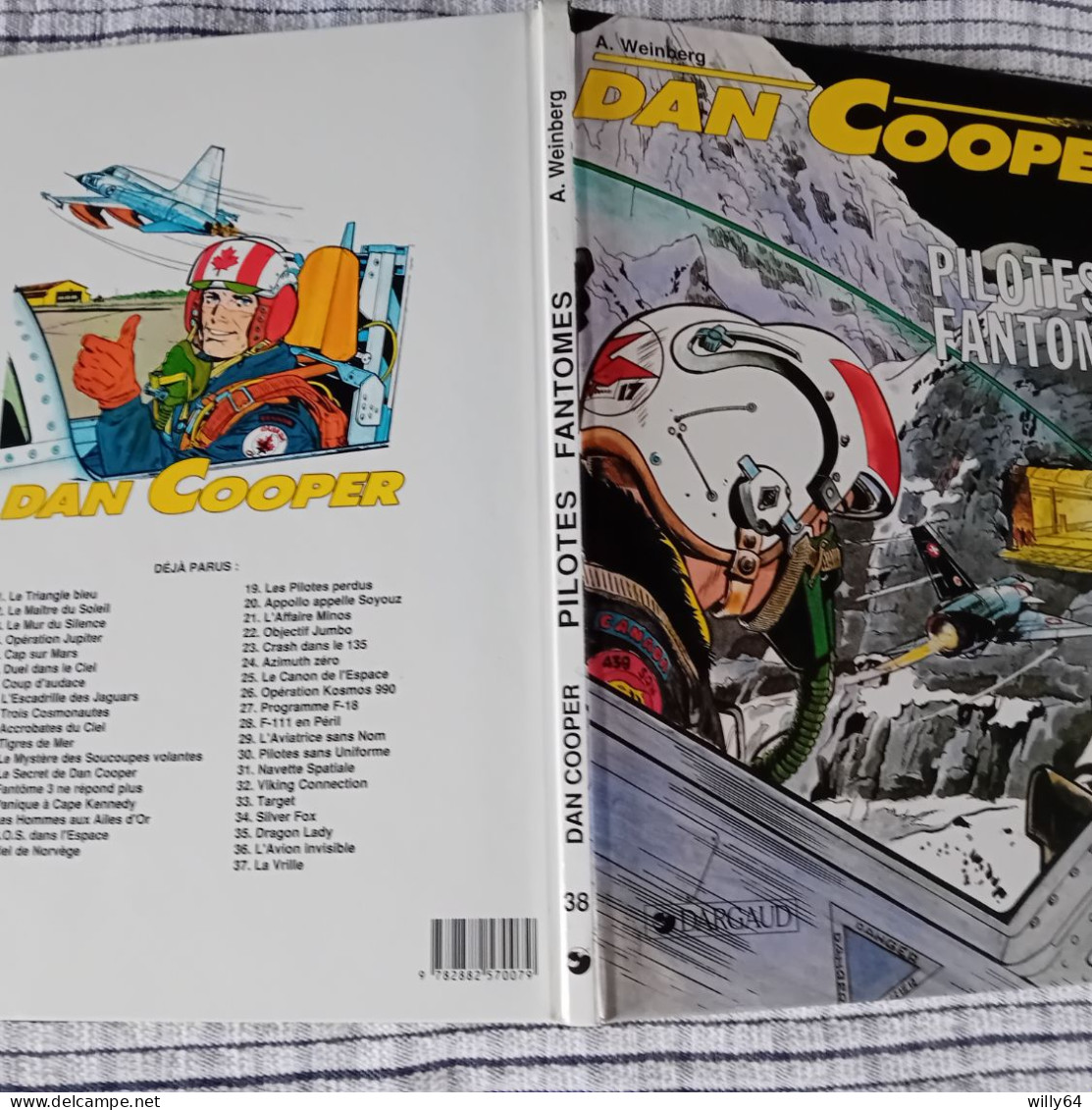 DAN COOPER  " Pilotes Fantômes "  T38     EO 1990  DARGAUD  TBE - Dan Cooper