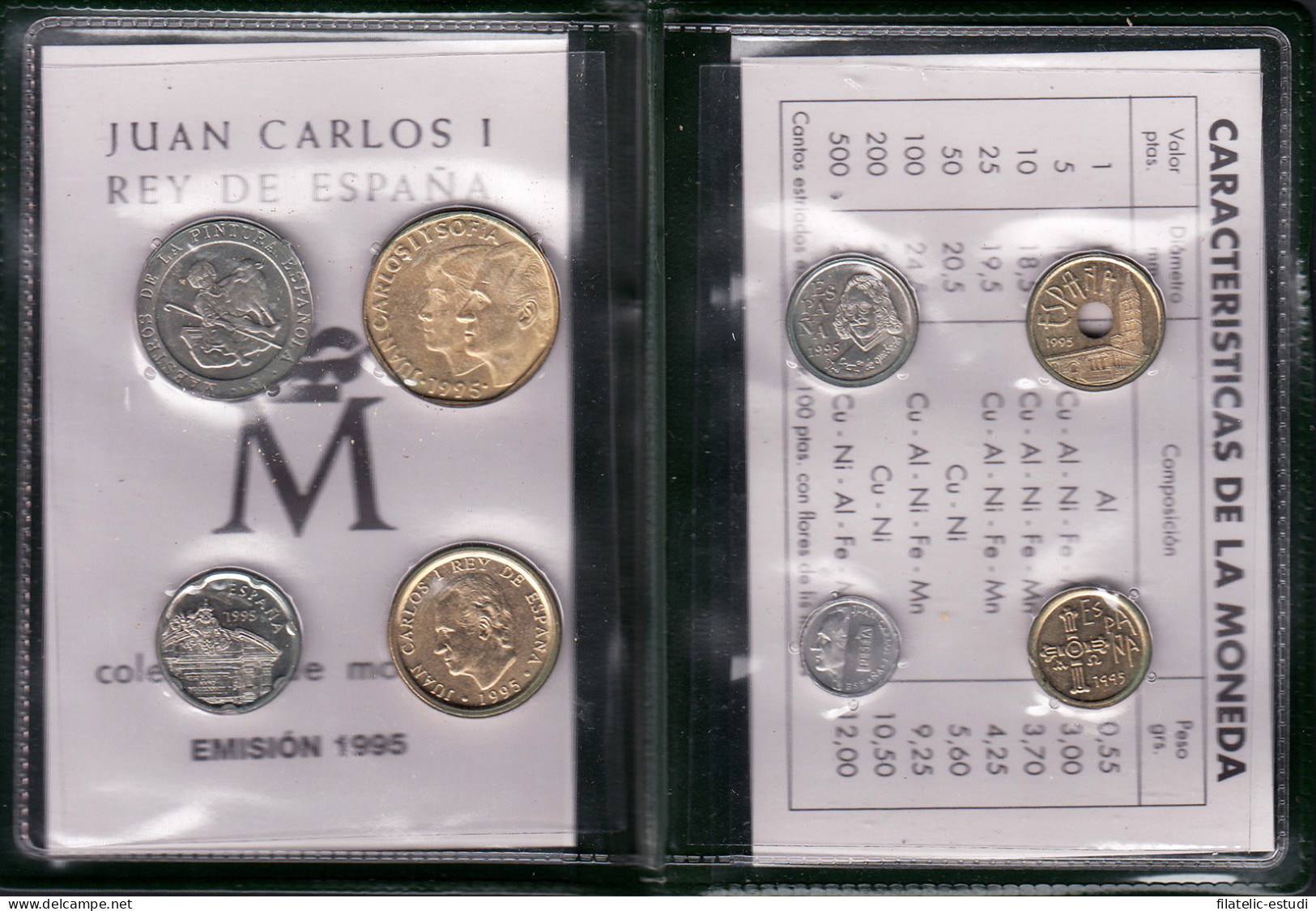 España Spain Cartera Oficial Pesetas 1995 Juan Carlos I FNMT - Mint Sets & Proof Sets