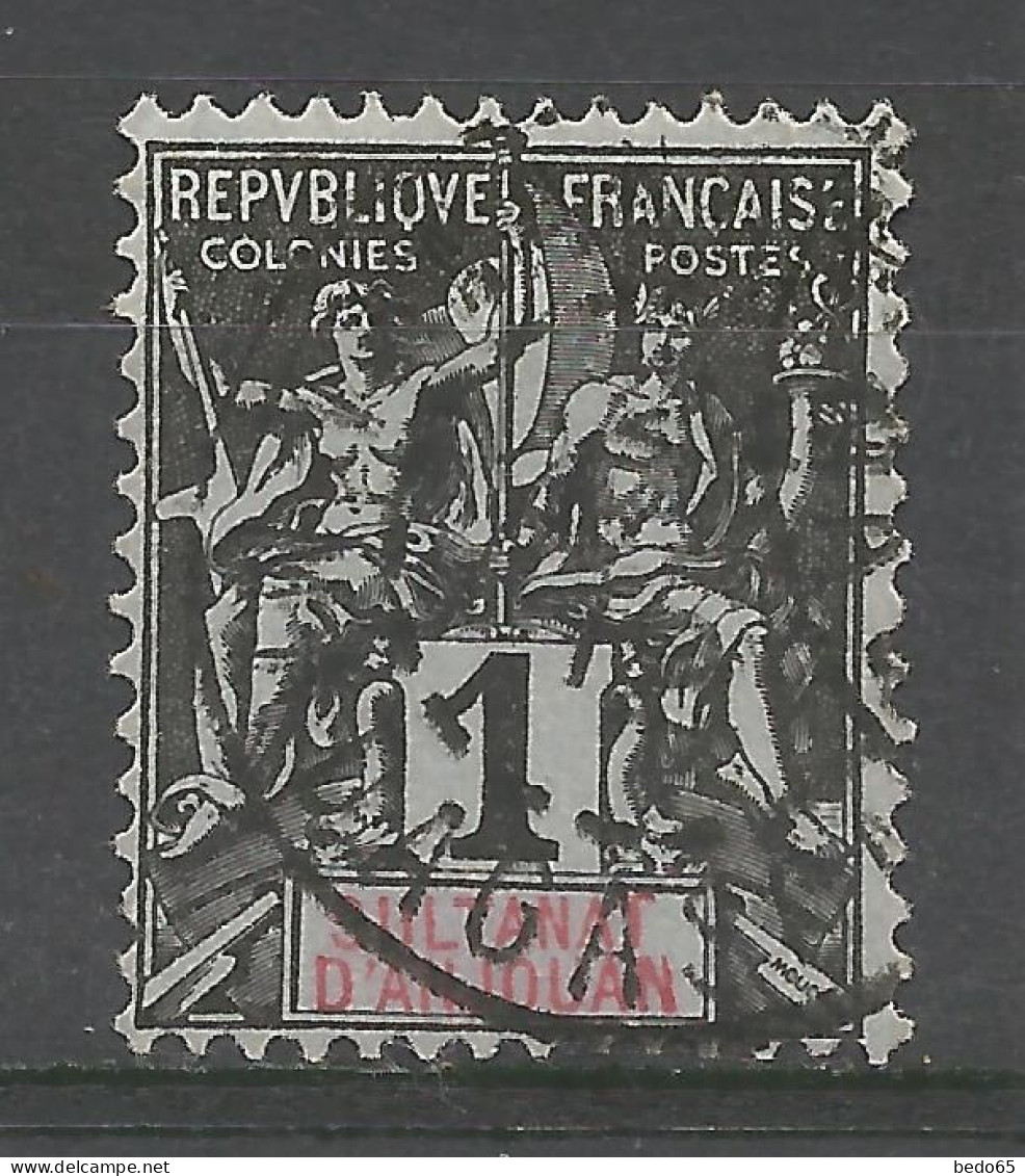 ANJOUAN N° 1 OBL / Used - Used Stamps