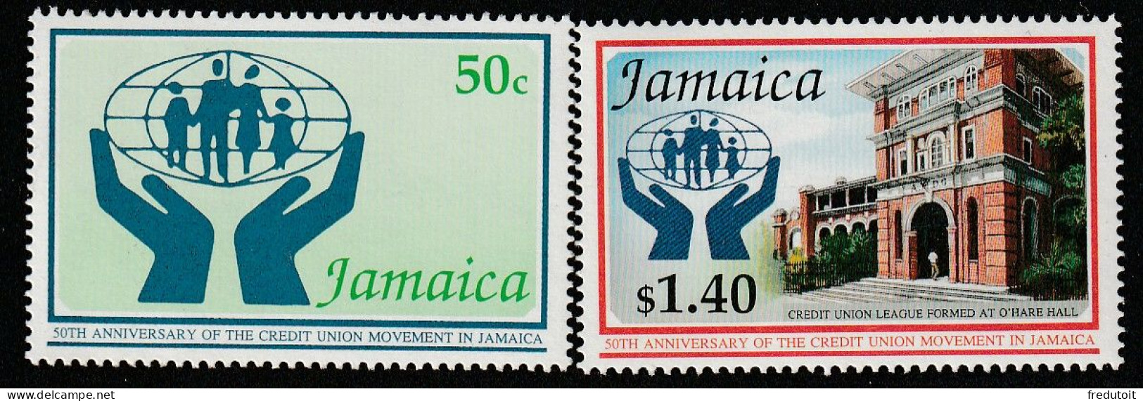 JAMAIQUE - N°820/1 ** (1992) - Jamaica (1962-...)
