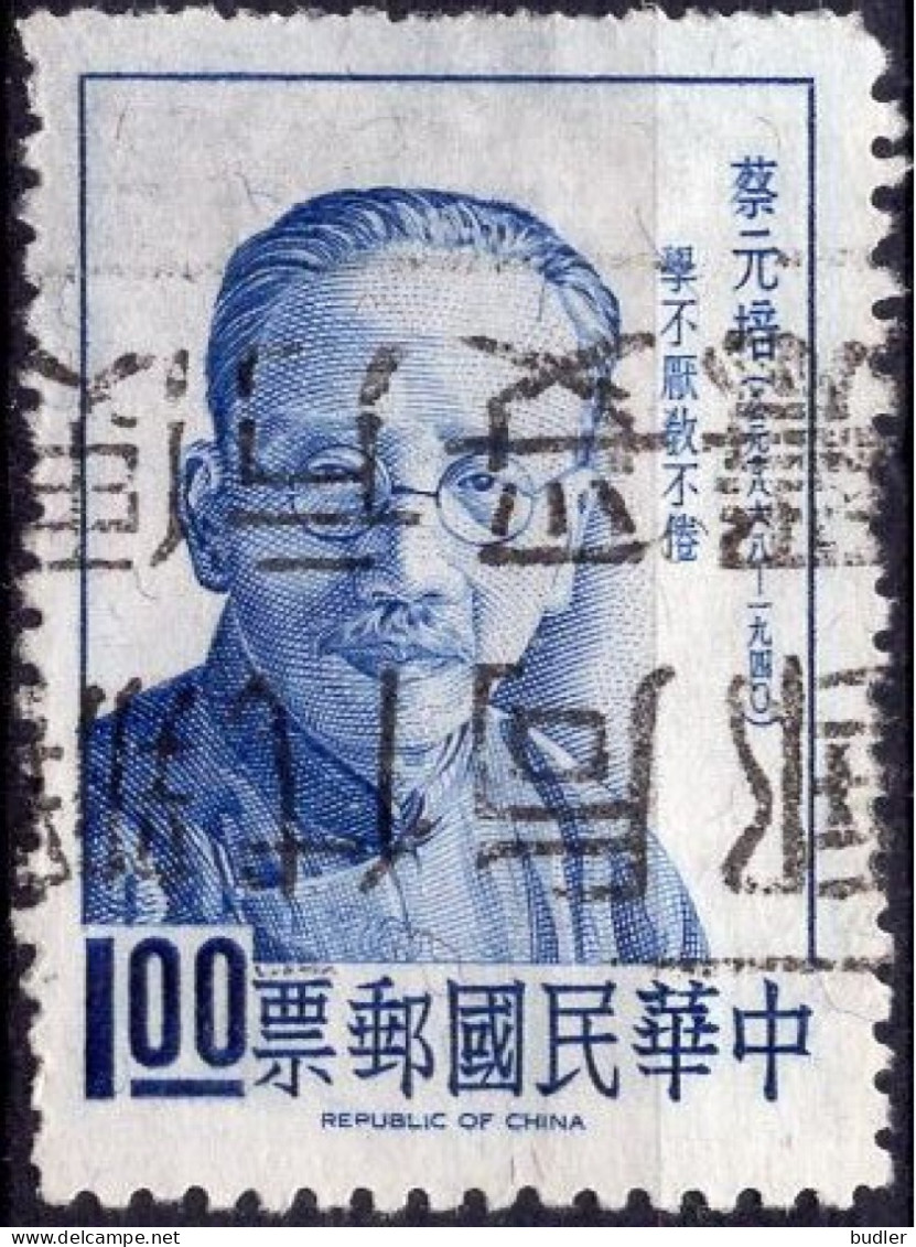 TAIWAN (= Formosa) :1966: Y.563 :  Centenaire De La Naissance De Tsai-Yan-pei, éducateur.  Gestempeld / Oblitéré. - Usati