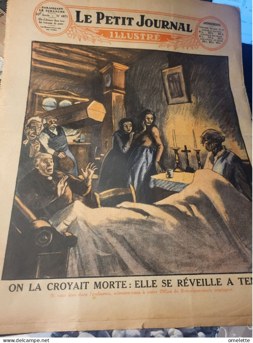 P J 26 / ANGLETERRE HINGAM AIGLE /RECEPTION EN T.S.F /SAINT POL DE CHALENCON  MORTE VIVANTE - Le Petit Journal