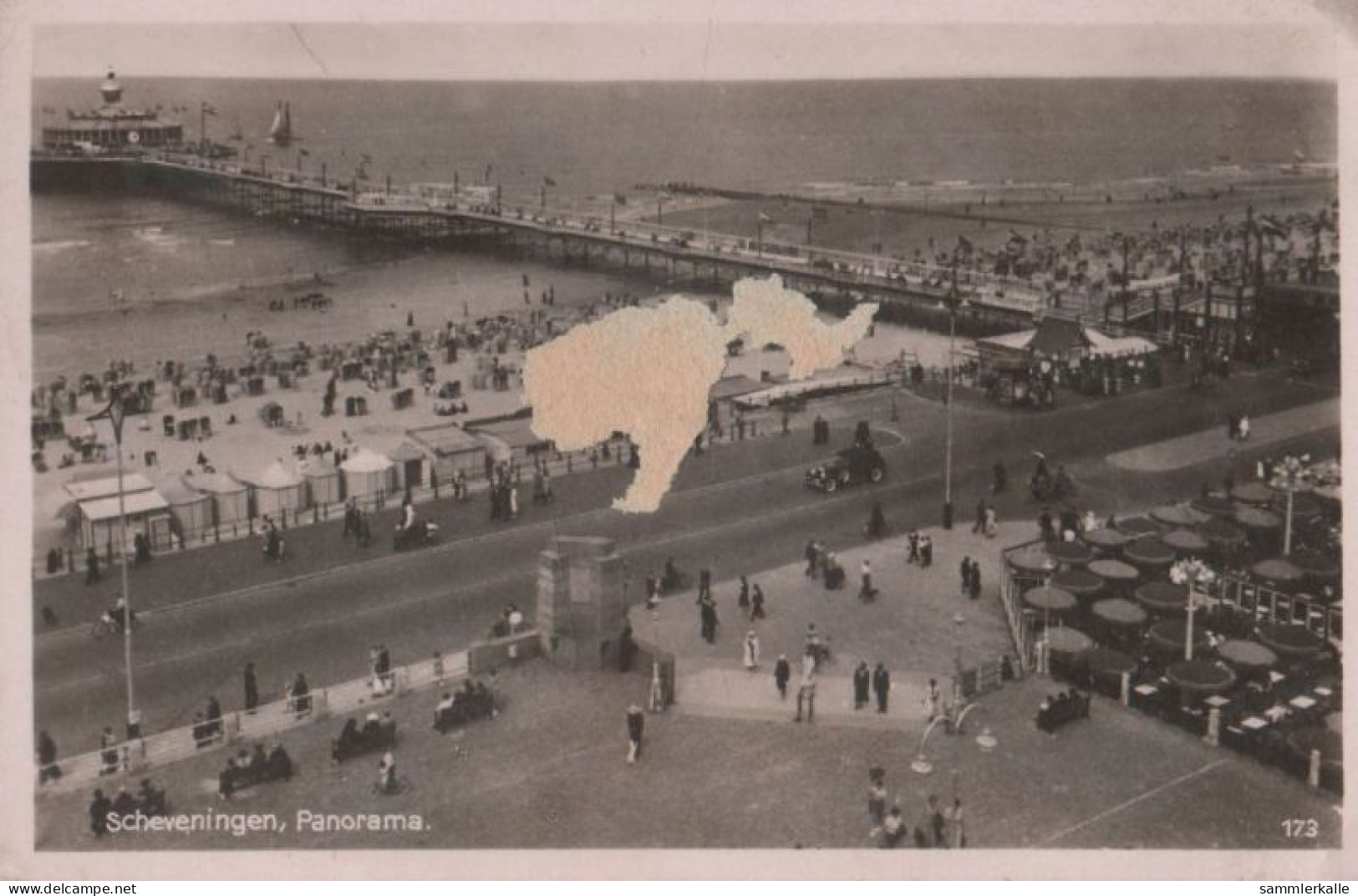 84513 - Niederlande - Den Haag, Scheveningen - Panorama - 1940 - Scheveningen