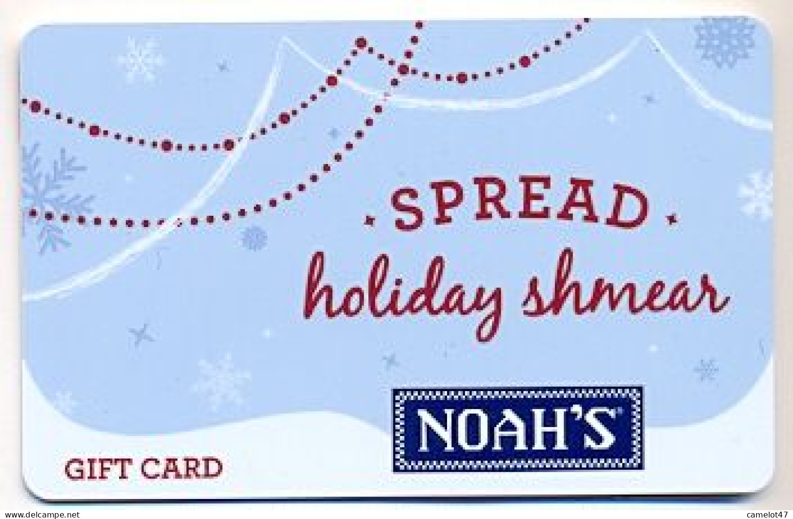 Noah's, U.S.A., Carte Cadeau Pour Collection, Sans Valeur, # Noahs-2 - Cadeaubonnen En Spaarkaarten