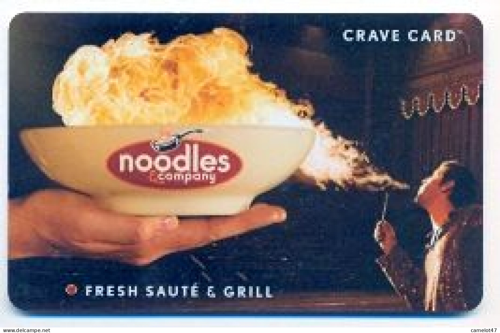 Noodle's, U.S.A.,  Carte Cadeau Pour Collection, Sans Valeur, # Noodles-2 - Cartes De Fidélité Et Cadeau