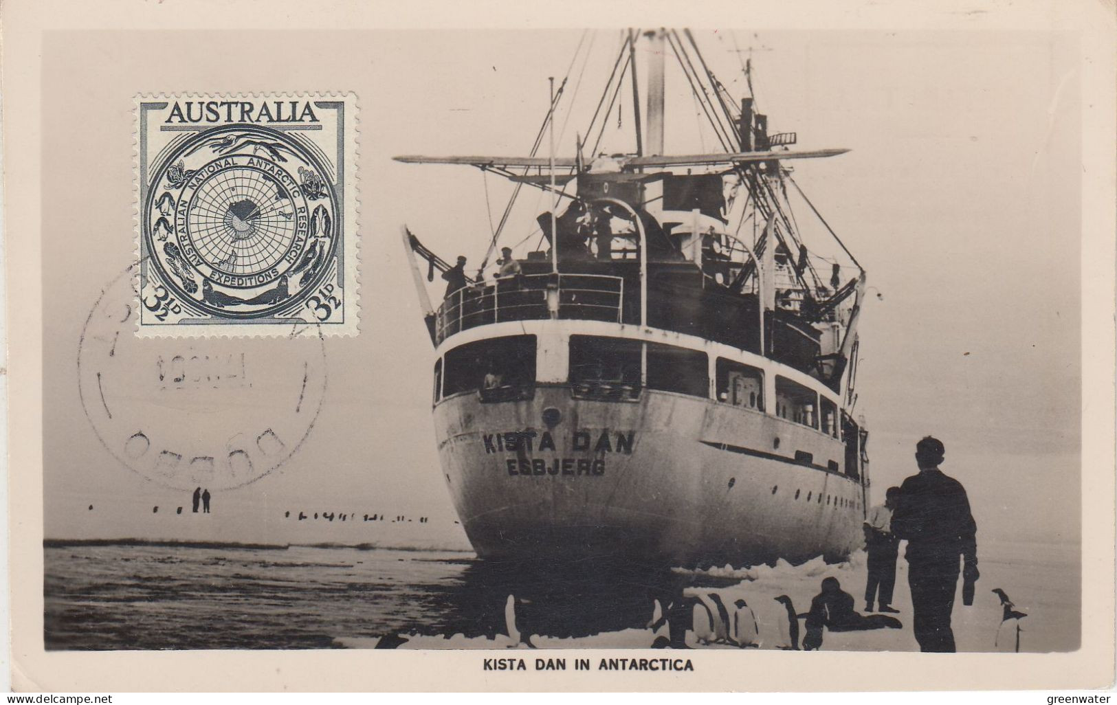 Australia Postcard Kista Dan In Antarctica Uused On Frontside(ZO180) - Navires & Brise-glace
