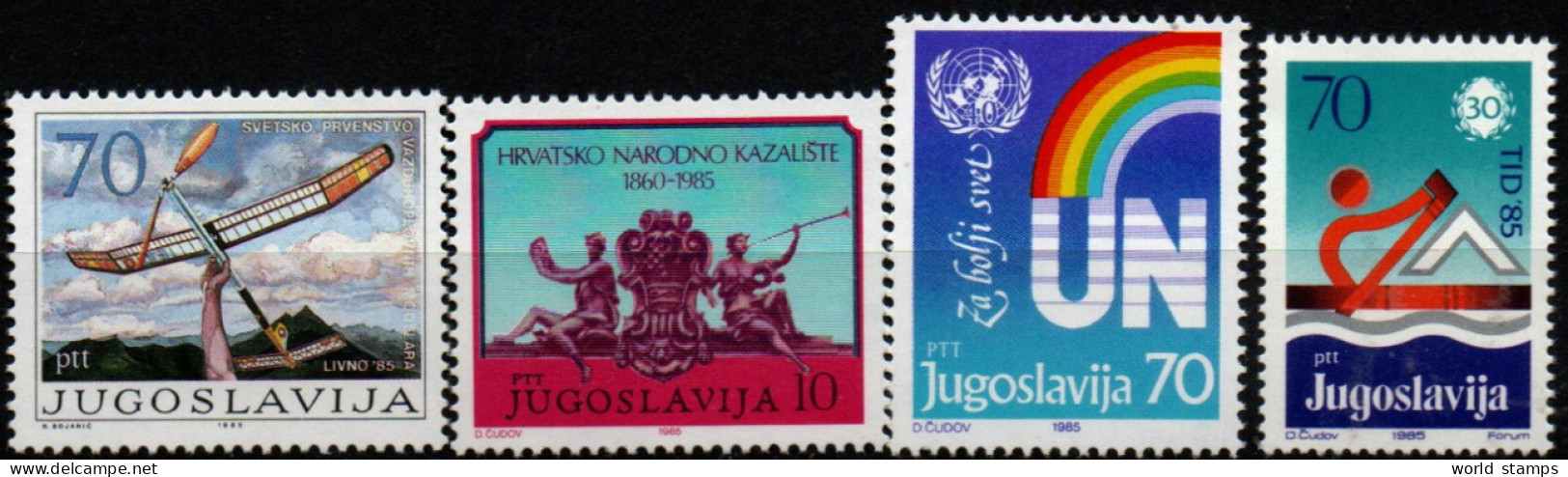 YOUGOSLAVIE 1985 ** - Unused Stamps