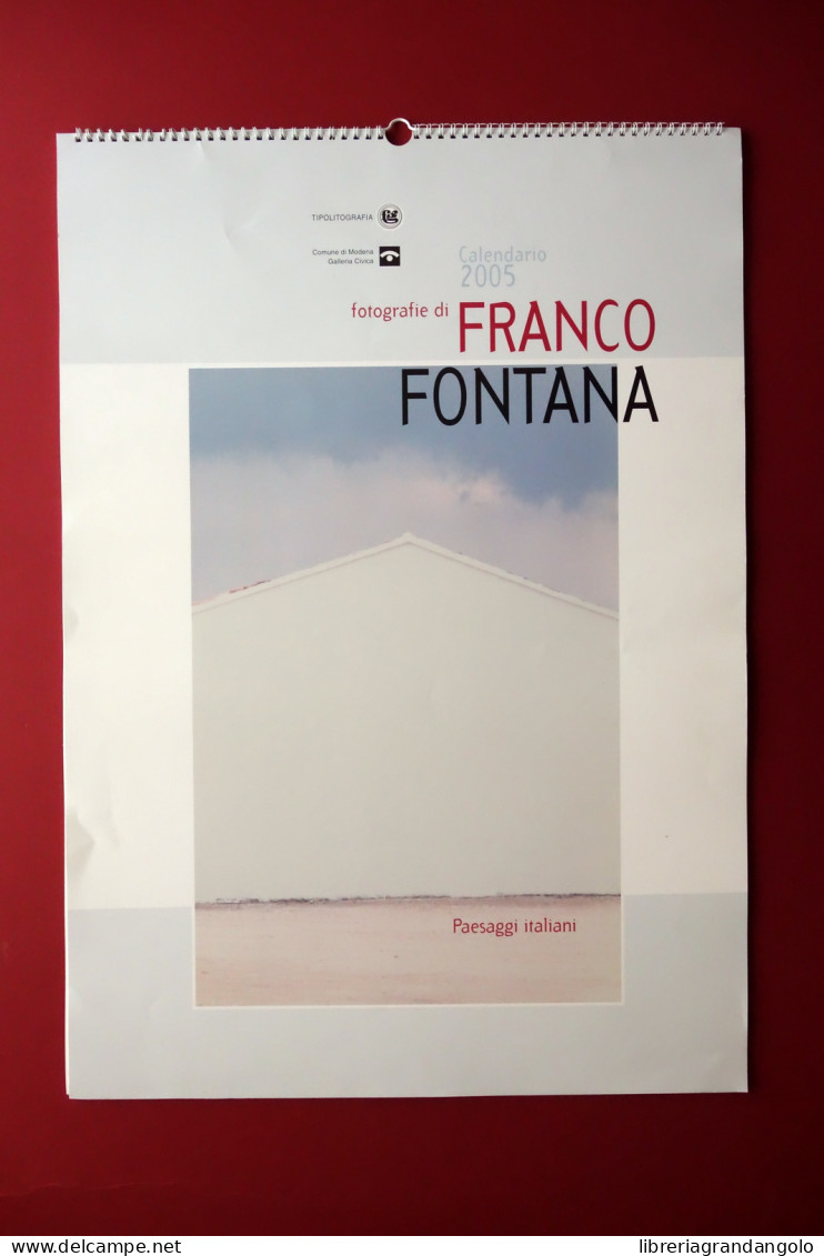 Franco Fontana Calendario 2005 Paesaggi Italiani Modena Fotografia - Otros & Sin Clasificación
