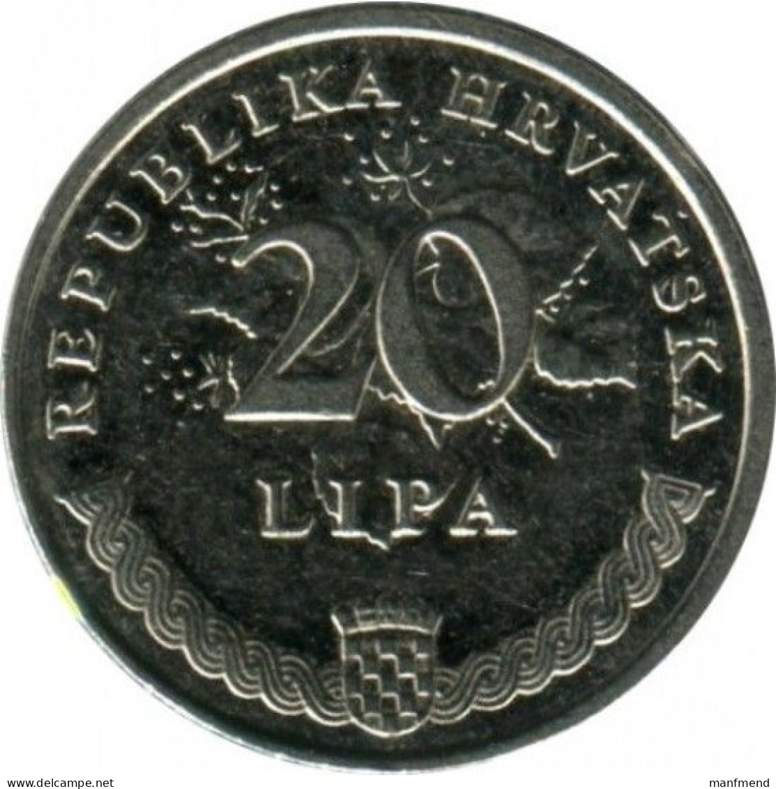 Croatia - 2007- KM 7 - 20 Lipa - XF - Croatia