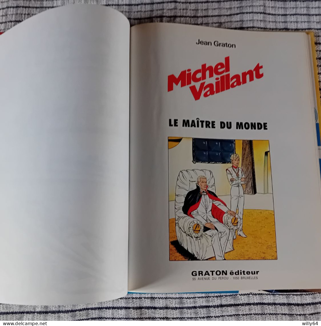 Michel VAILLANT  T56    " Le Maitre Du Monde "   EO 1993  GRATON Editeur   Comme Neuve - Tuniques Bleues, Les