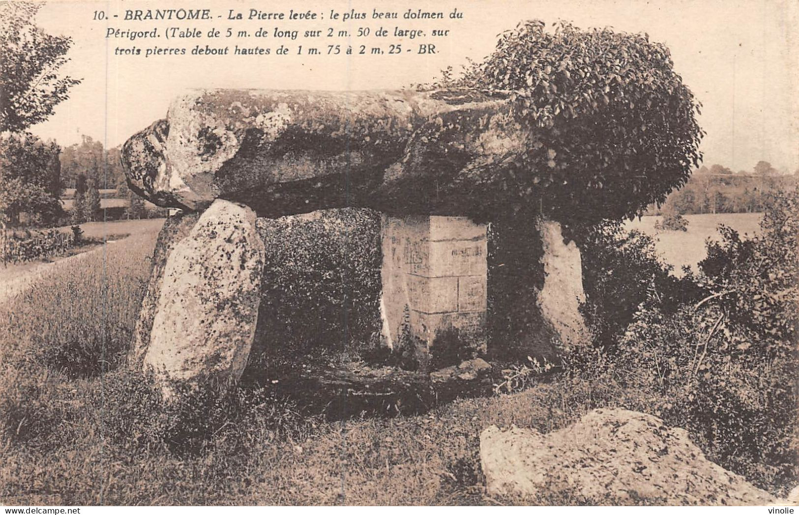 24-3649 : BRANTOME. LE DOLMEN - Dolmen & Menhirs