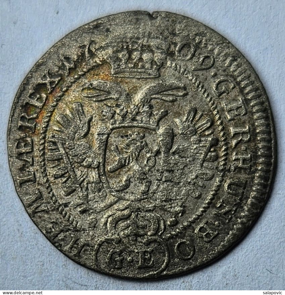 3 Kreuzers - Bohemia, Leopold I 1709 GE - Tsjechië