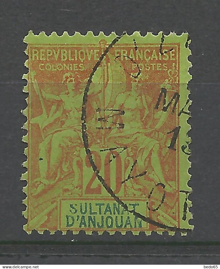 ANJOUAN N° 7 OBL / Used - Used Stamps