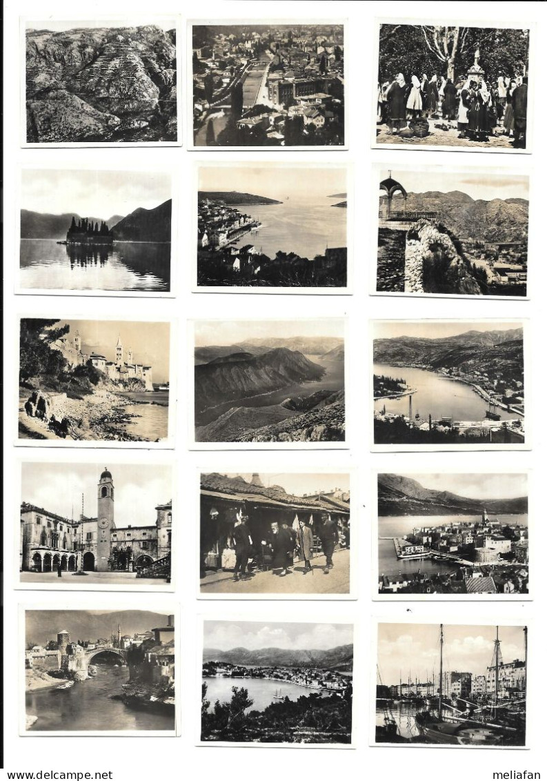 EG34 - CARTES CIGRETTES MONOPOL - DALMATIE - RAGUSE - SPLIT - SARAJEVO - MOSTAR - KORCULA - LOVCEN - KOTOR - JURAJ - Other Brands