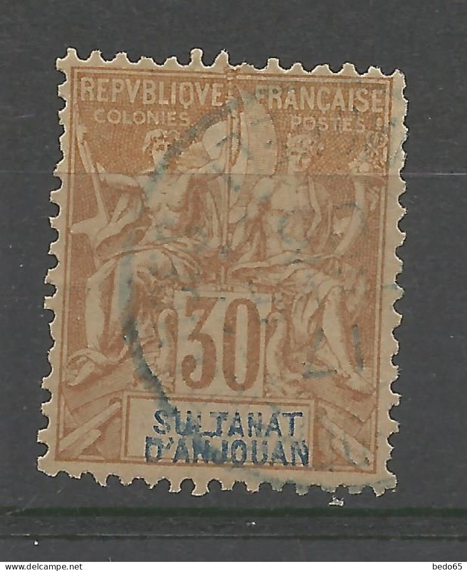 ANJOUAN N° 9 OBL / Used - Used Stamps