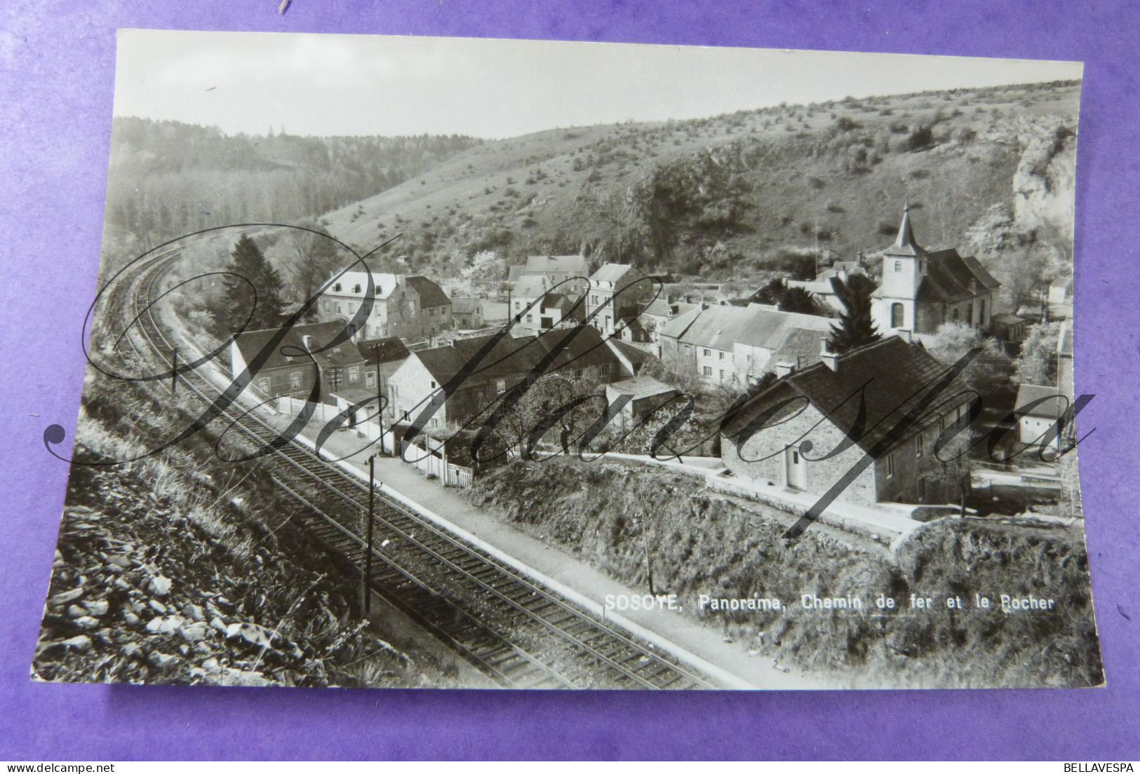 Sosoye Chemin De Fer Perron , Halte Arret De Train - Anhée