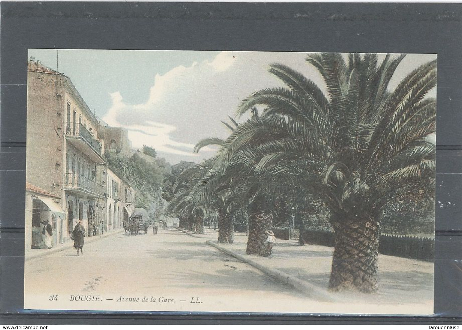 ALGÉRIE -BOUGIE -AVENUE DE LA GARE - Bejaia (Bougie)