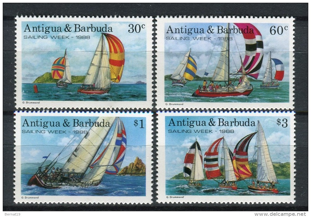 Antigua Y Barbuda 1988. Yvert 1052-55 ** MNH. - Antigua Und Barbuda (1981-...)