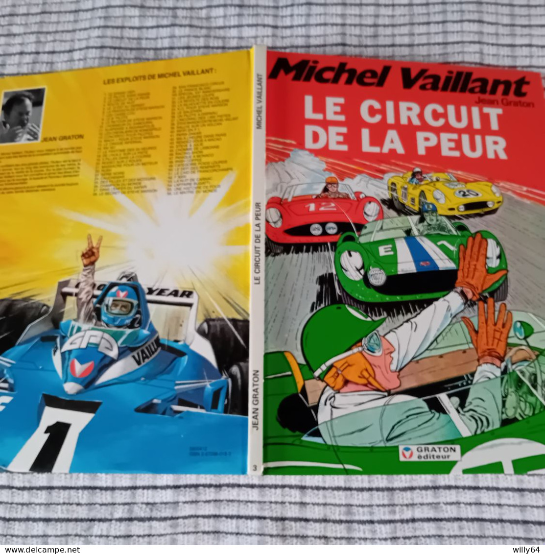 Michel VAILLANT  T3    " Le Circuit De La Peur "   1994 GRATON Editeur   TBE - Tuniques Bleues, Les