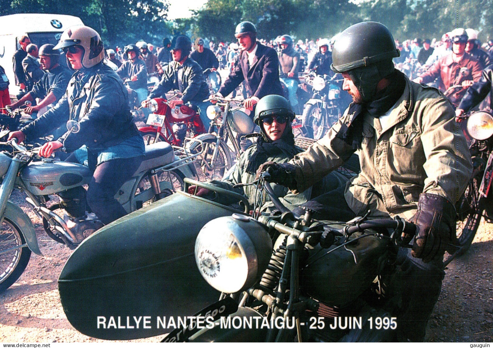 CPM - RALLYE NANTES-MONTAIGU 25 Juin 1995 (side-car)  .... Edition Artaud - Motociclismo