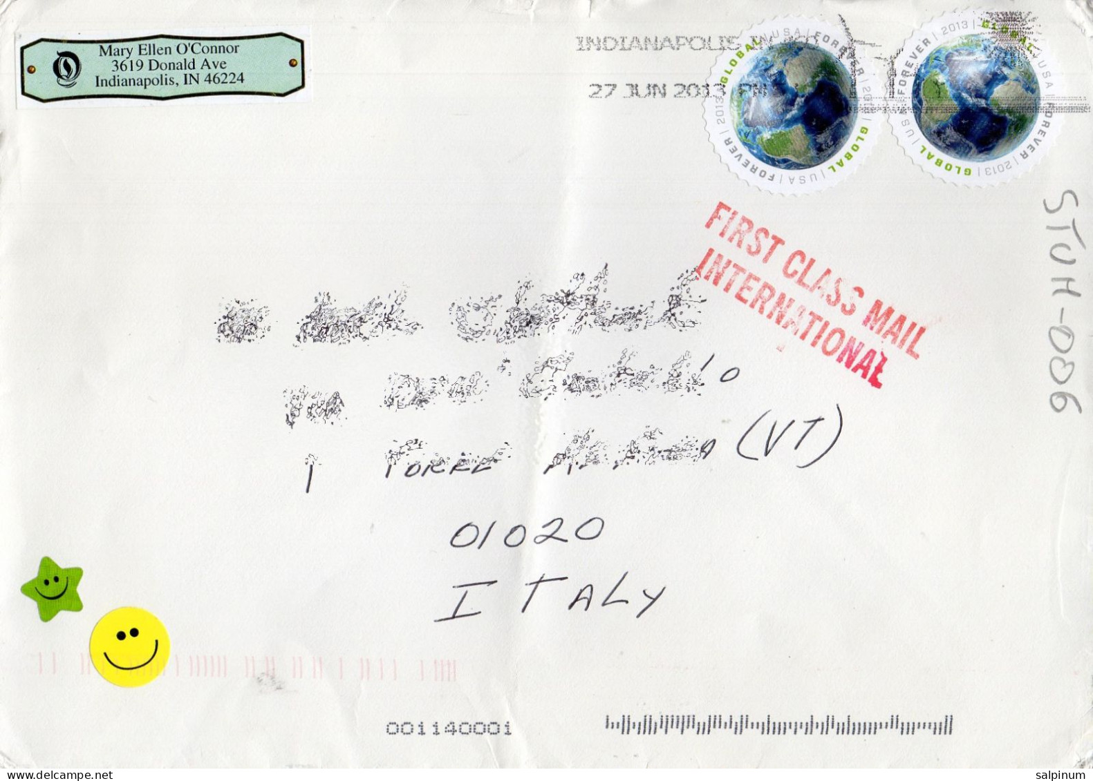 Philatelic Envelope With Stamps Sent From UNITED STATES OF AMERICA To ITALY - Covers & Documents