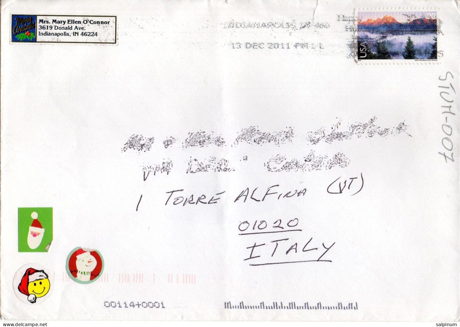 Philatelic Envelope With Stamps Sent From UNITED STATES OF AMERICA To ITALY - Brieven En Documenten