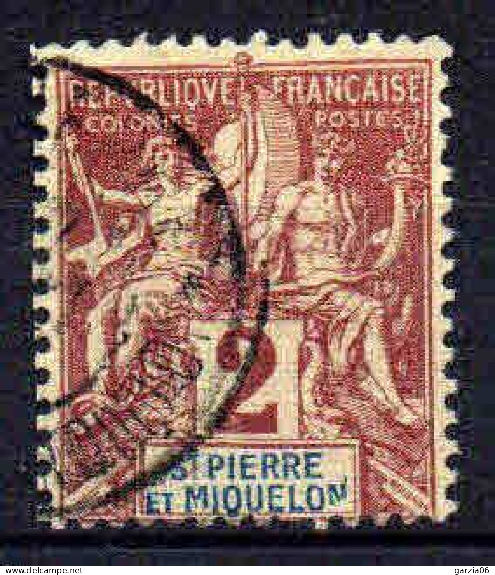St Pierre Et Miquelon    - 1892 - Type Sage  - N° 60 - Oblit - Used - Oblitérés