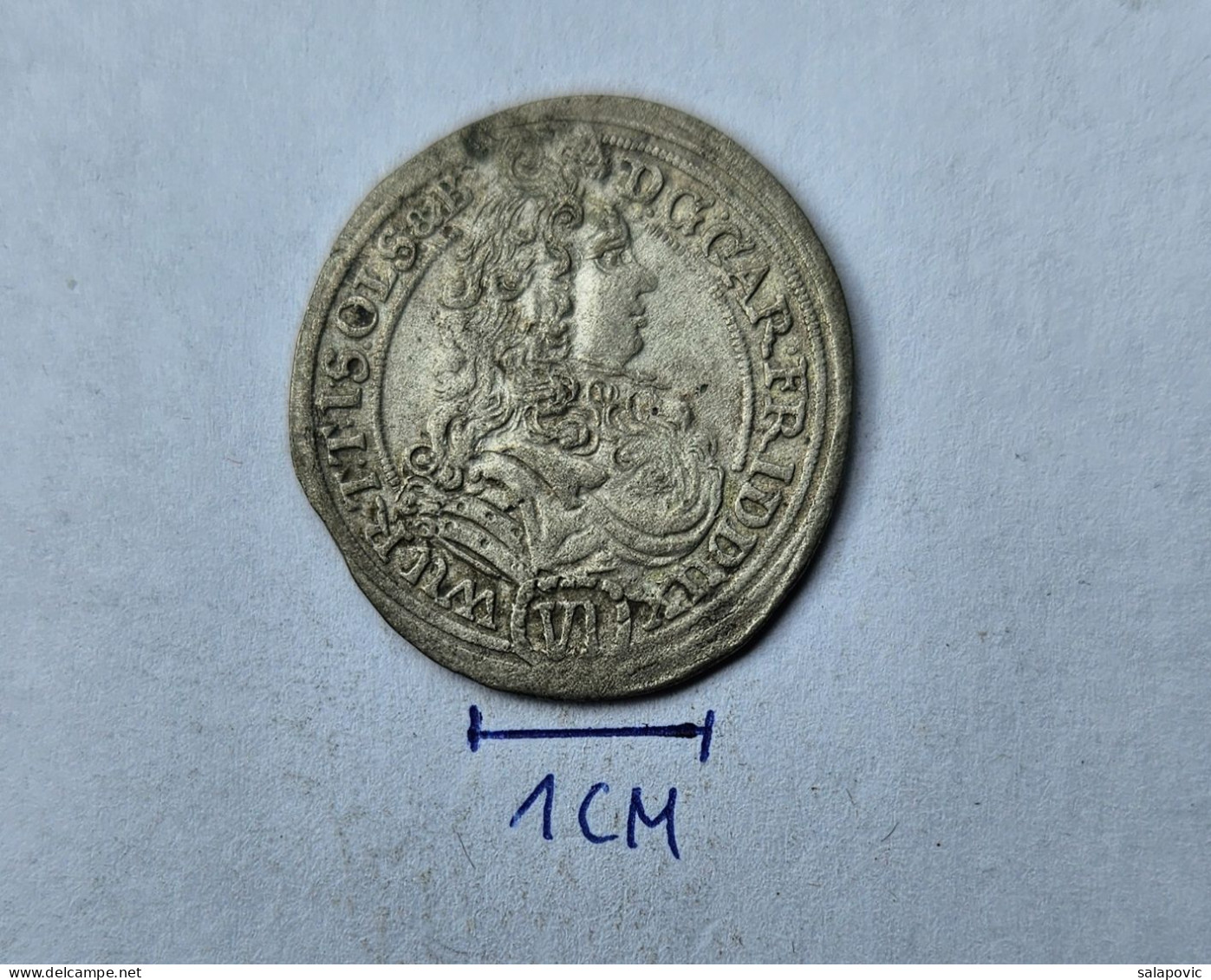 Schlesien-Württemberg-Oels 6 Kreuzer 1713 CVL - Czech Republic