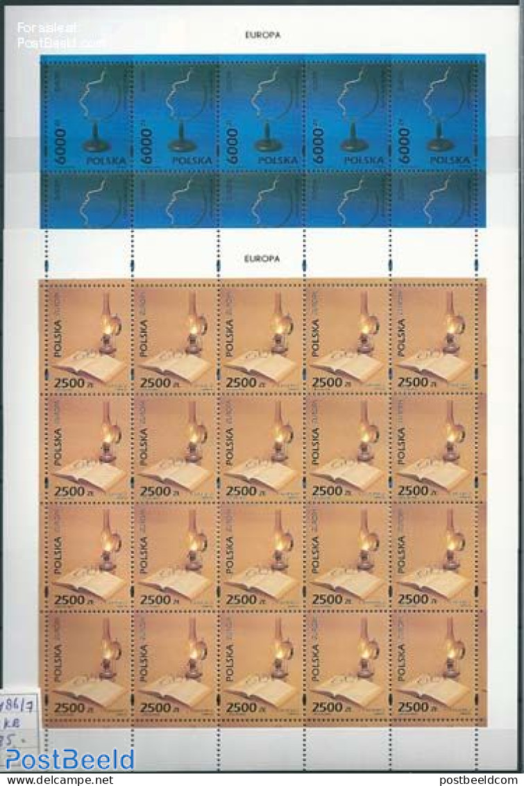 Poland 1994 Europa, Discoveries 2 M/ss, Mint NH, History - Europa (cept) - Explorers - Unused Stamps